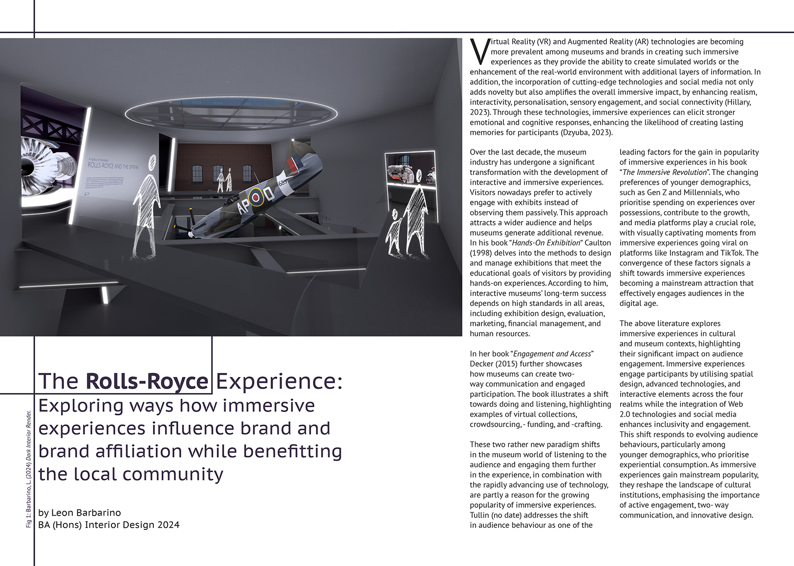 essay extract from leon barbarino in BA(Hons) Interior Design