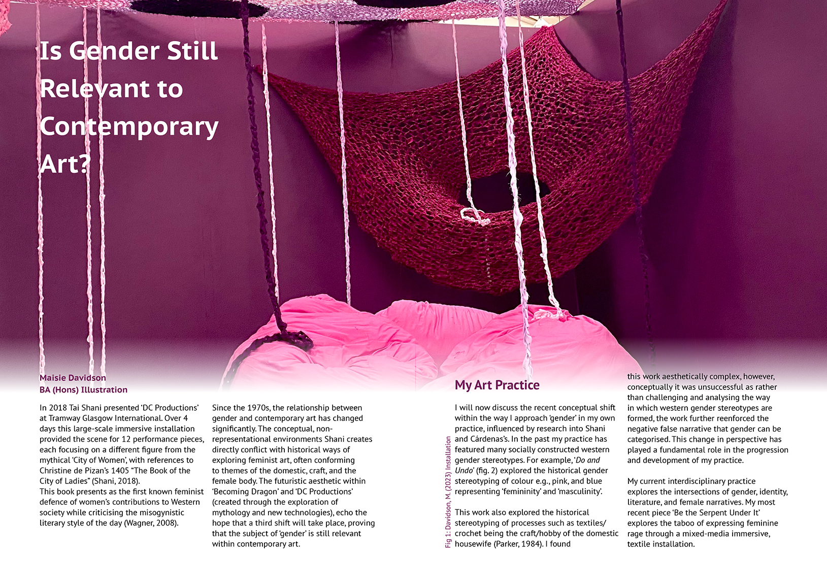 essay extract from maisie davidson in BA(Hons) Illustration