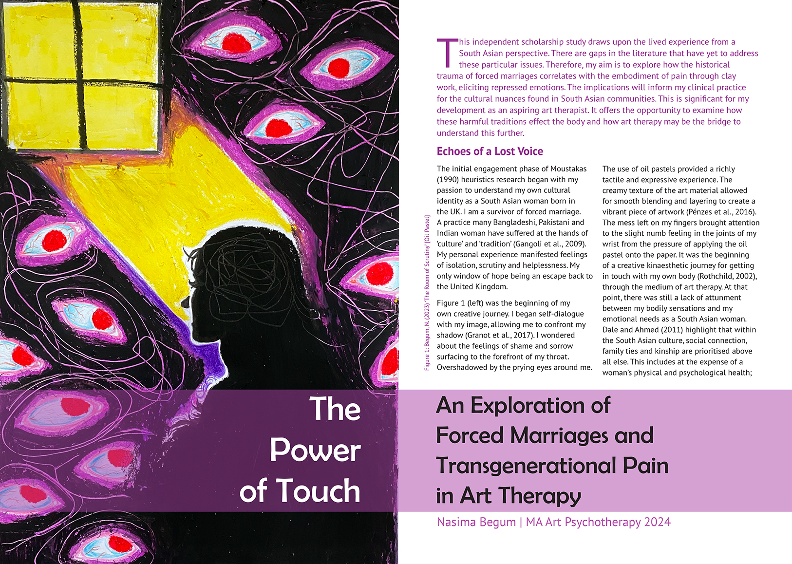 essay extract from nasima begum in BA(Hons) Art Psychotherapy